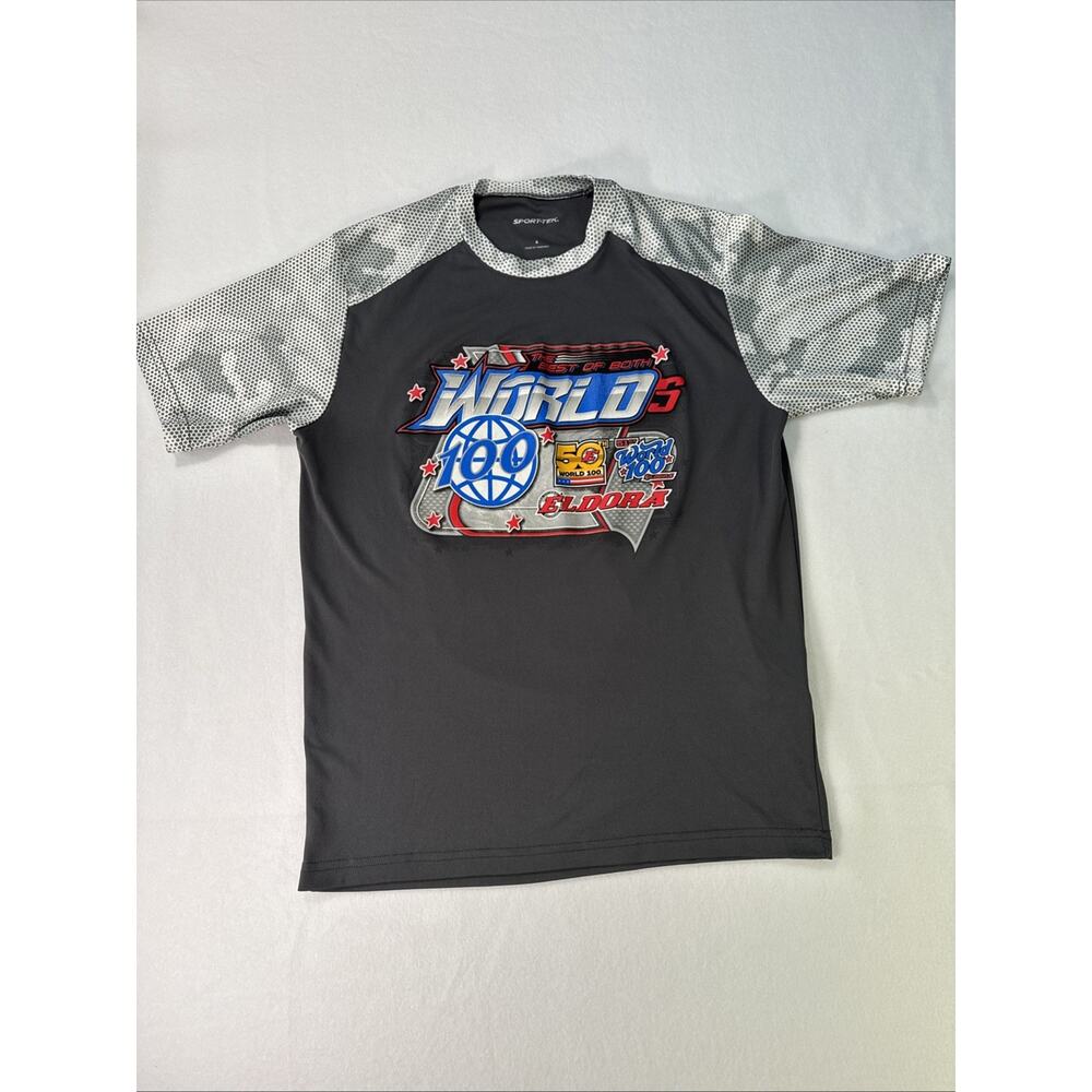 Sport-Tek Eldora Speedway 50th & 51st World 100 Performance Shirt Size S